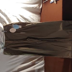 Ladies olive green pants